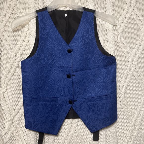 NWT Boys Blue Vest And Tuxedo – Size 10 - Picture 2 of 9